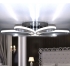 Srebrny plafon LED 100cm 4000K 75Watt - P147